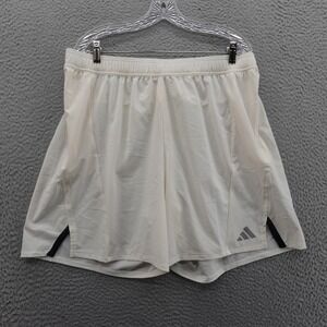 Adidas Heat Ready D4T HR Training Shorts XL Ivory Men 7 in Inseam Activewear NWT